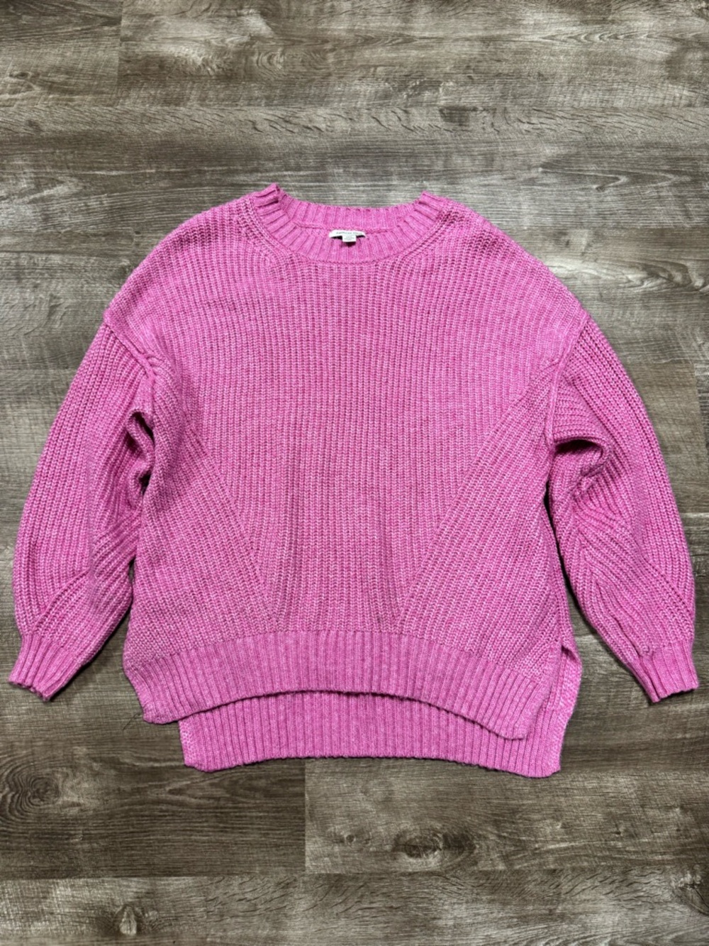 American Eagle Pink Crewneck Knit Sweater Size Small